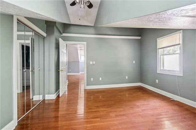 2617-2619 Spring Garden Ave, Spring Garden, PA 15212 - unfurnished room with plenty of natural light, wood finished floors, a ceiling fan, and lofted ceiling