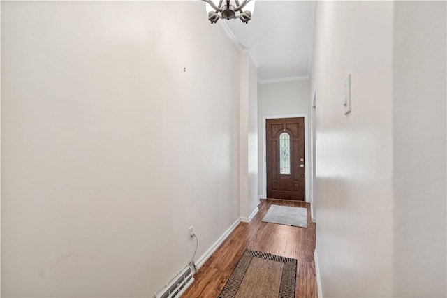 2617-2619 Spring Garden Ave, Spring Garden, PA 15212 - doorway to outside with crown molding and wood finished floors