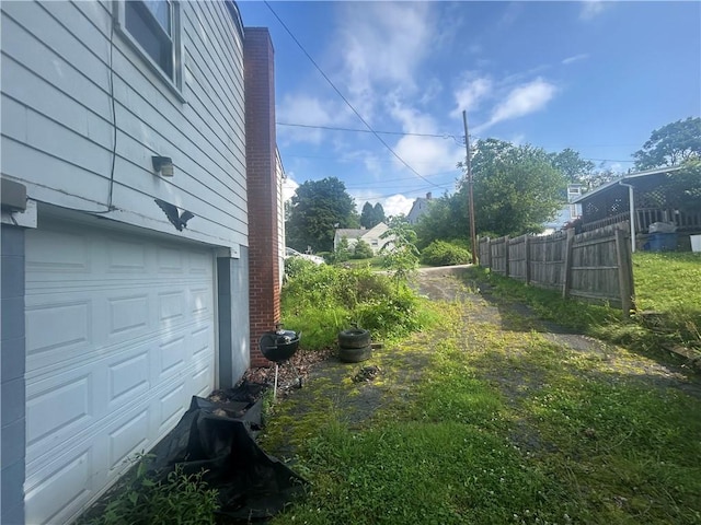 100 Quarry St, Rochester, PA 15074 - view of yard with a garage