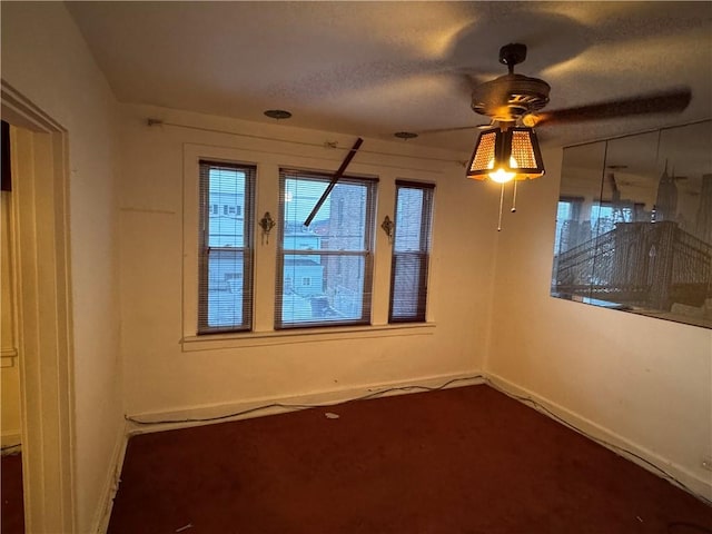 3238 Hardie Way, Oakland, PA 15213 - spare room with ceiling fan and carpet floors