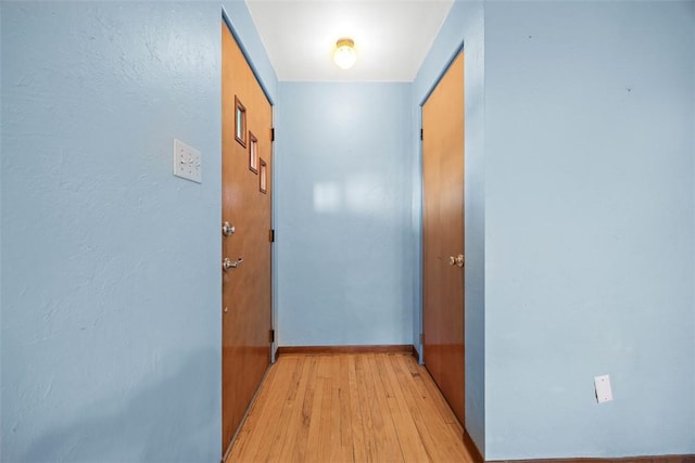 3960 Millers Run Rd, Cecil, PA 15057 - hallway with light wood-style flooring and baseboards