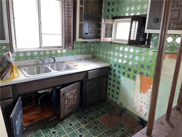 311 Euclid Ave, Glassport, PA 15045 - kitchen featuring healthy amount of natural light and light countertops