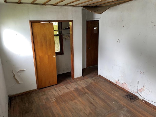 311 Euclid Ave, Glassport, PA 15045 - unfurnished bedroom featuring hardwood / wood-style floors and a closet