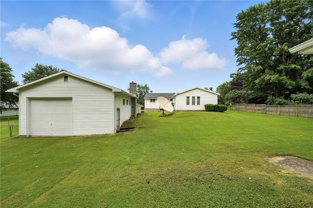 14 Denamen B Dr, West Middlesex Boro, PA 16159 - view of yard featuring an outdoor structure and a detached garage
