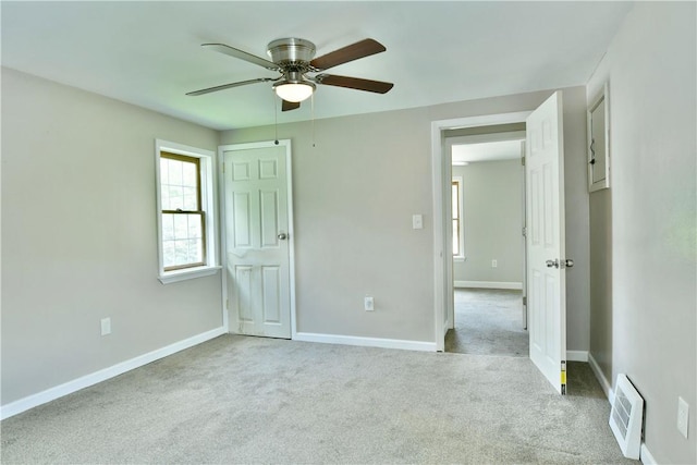 49 N Oakdale Ave, Hermitage, PA 16148 - unfurnished bedroom with carpet floors and ceiling fan