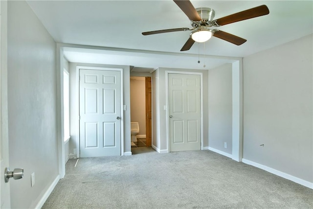 49 N Oakdale Ave, Hermitage, PA 16148 - unfurnished bedroom with carpet floors and a ceiling fan