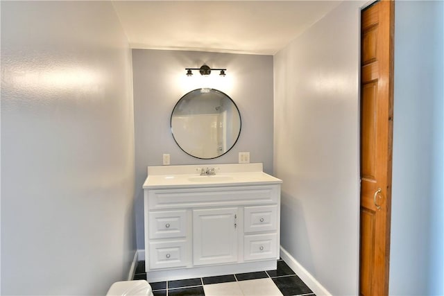 49 N Oakdale Ave, Hermitage, PA 16148 - bathroom featuring tile patterned flooring and vanity