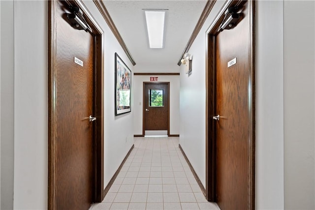 200 Commerce Dr Unit 210, Moon/Crescent Twp, PA 15108 - corridor featuring crown molding and light tile patterned floors
