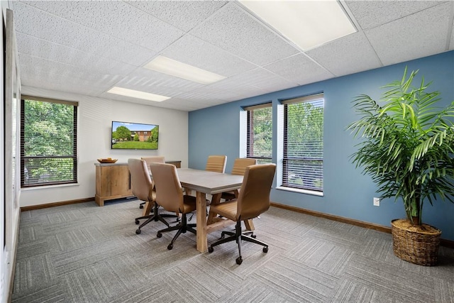 200 Commerce Dr Unit 210, Moon/Crescent Twp, PA 15108 - carpeted office space featuring a paneled ceiling