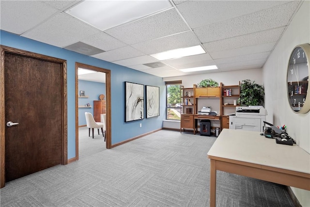 200 Commerce Dr Unit 210, Moon/Crescent Twp, PA 15108 - office space featuring light colored carpet and a paneled ceiling