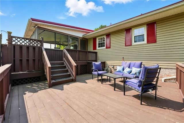 236 Fredonia Rd, Hempfield Twp Mer, PA 16125 - deck with outdoor lounge area