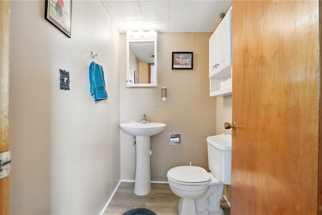 236 Fredonia Rd, Hempfield Twp Mer, PA 16125 - half bath with toilet and wood finished floors