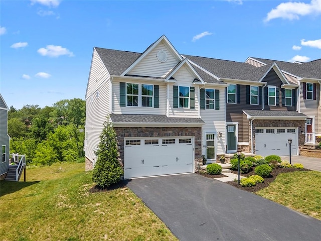 134 Black Oak Ln, Cecil, PA 15057 - multi unit property with an attached garage, driveway, and a front yard