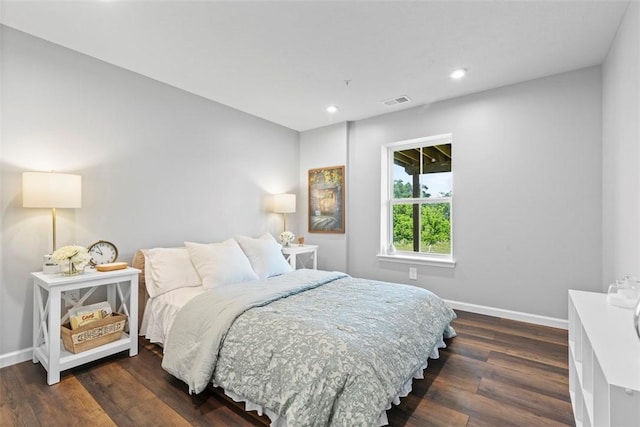 134 Black Oak Ln, Cecil, PA 15057 - bedroom with dark wood finished floors and recessed lighting