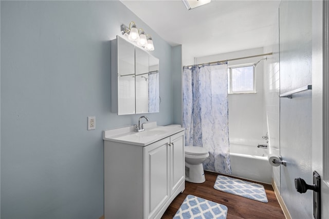 116 Walter, Allentown, PA 15210 - bathroom with vanity, wood finished floors, and shower / bathtub combination with curtain