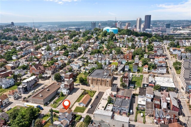 116 Walter, Allentown, PA 15210 - aerial view of property's location featuring nearby urban area