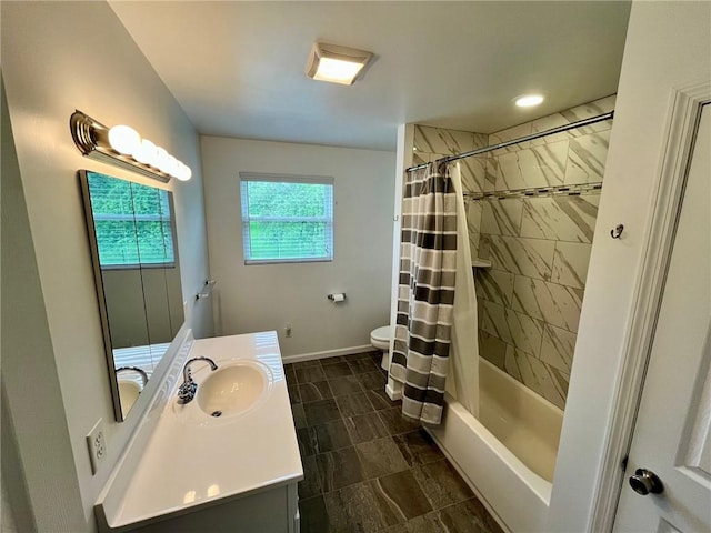 39 Delmont Ave, Delmont, PA 15626 - bathroom featuring vanity and shower / bath combo with shower curtain