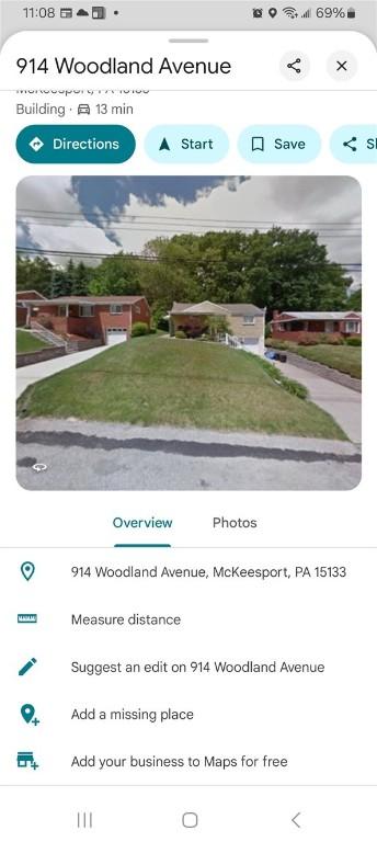 914 Woodland Ave, Port Vue, PA 15133 - view of marketing collateral with multiple images