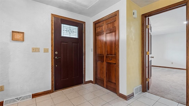753 Bullcreek, City Of But Se, PA 16002 - foyer featuring light tile patterned floors and light colored carpet