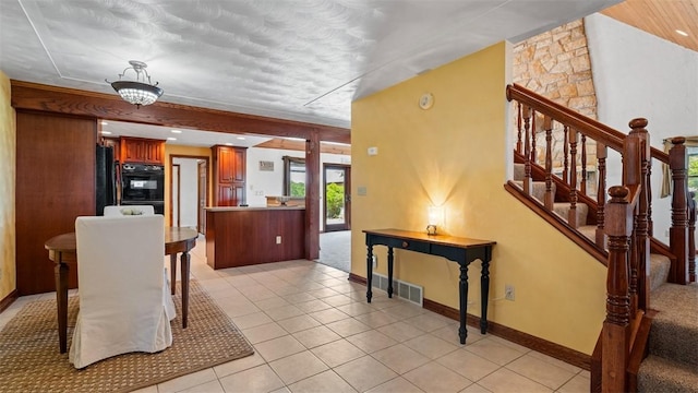 753 Bullcreek, City Of But Se, PA 16002 - dining space with light tile patterned floors and stairs
