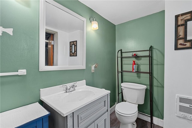 135 Taylor Run Rd, Carroll Twp, PA 15063 - bathroom featuring vanity and wood finished floors