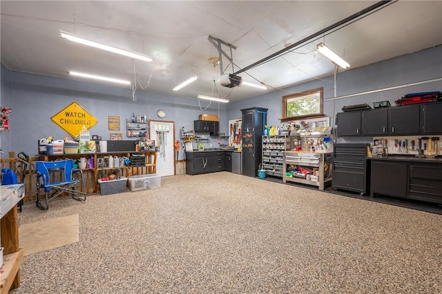 164 Seger Rd, Derry Twp, PA 15627 - garage featuring a garage door opener