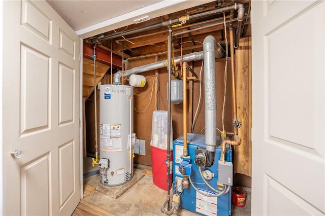 164 Seger Rd, Derry Twp, PA 15627 - utilities with gas water heater and a heating unit