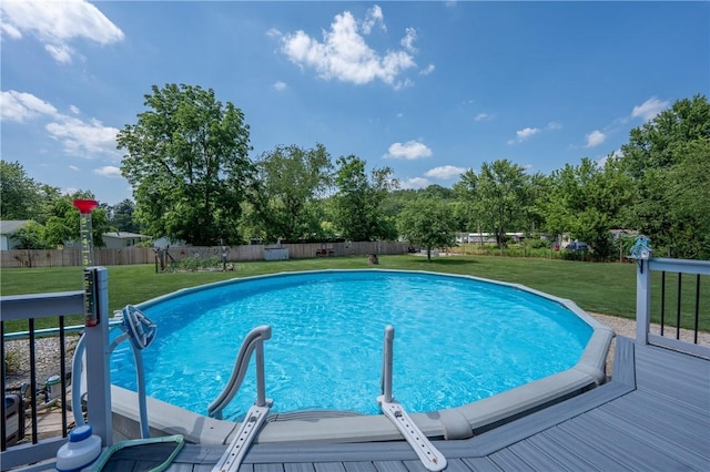 164 Seger Rd, Derry Twp, PA 15627 - view of pool featuring a wooden deck