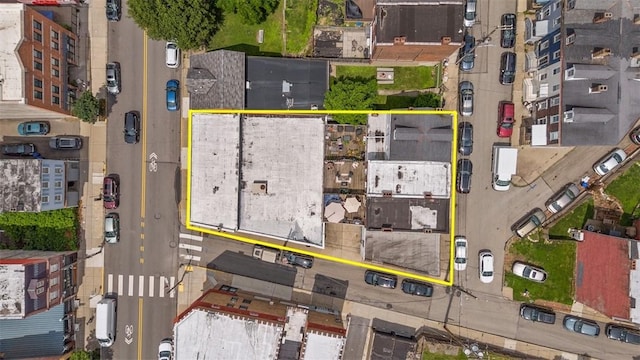 3520 Butler St, Lawrenceville, PA 15201 - aerial view of property's location with property boundaries highlighted