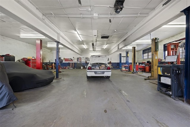 3520 Butler St, Lawrenceville, PA 15201 - garage with a workshop area