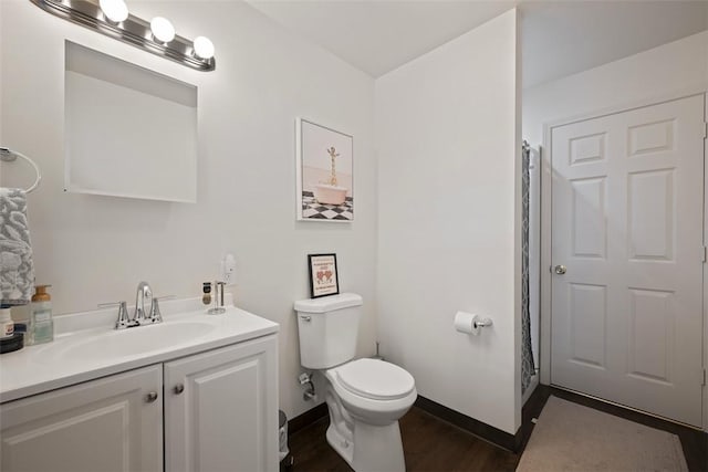 3520 Butler St, Lawrenceville, PA 15201 - full bath featuring vanity, wood finished floors, and a shower