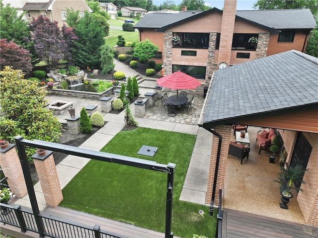 1402 Imperial Dr, Hopewell Twp Bea, PA 15001 - drone / aerial view