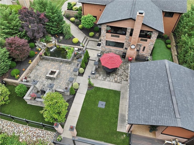 1402 Imperial Dr, Hopewell Twp Bea, PA 15001 - view from above of property