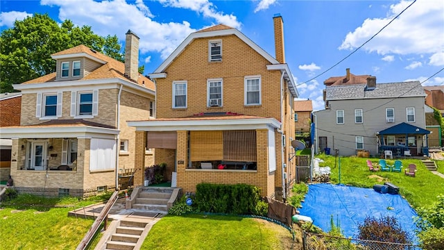426 Saint Joseph St, Mount Oliver, PA 15210 - view of front of house with brick siding