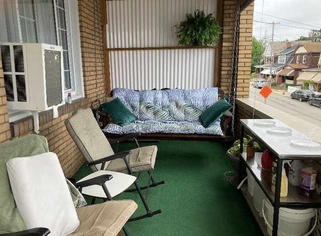 426 Saint Joseph St, Mount Oliver, PA 15210 - balcony with heating unit