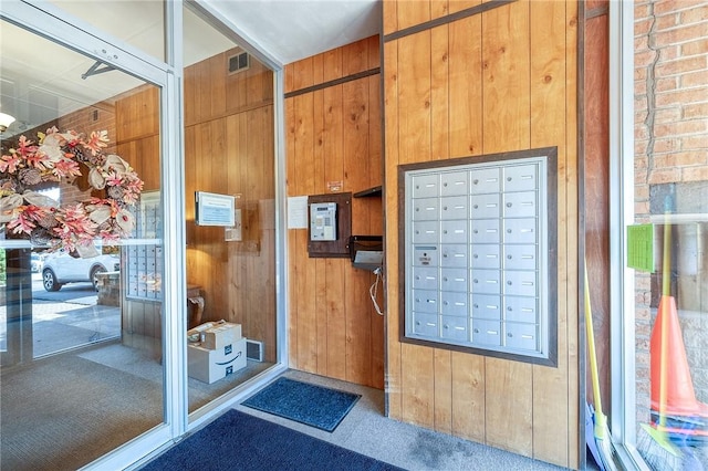 416 Isabella St Unit 404, Oakmont, PA 15139 - surrounding community with mail area and wooden walls