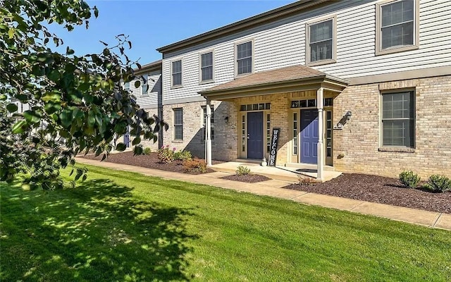 2426 Rochester Rd Unit C, Franklin Park, PA 15143 - view of front of home featuring a front yard and brick siding