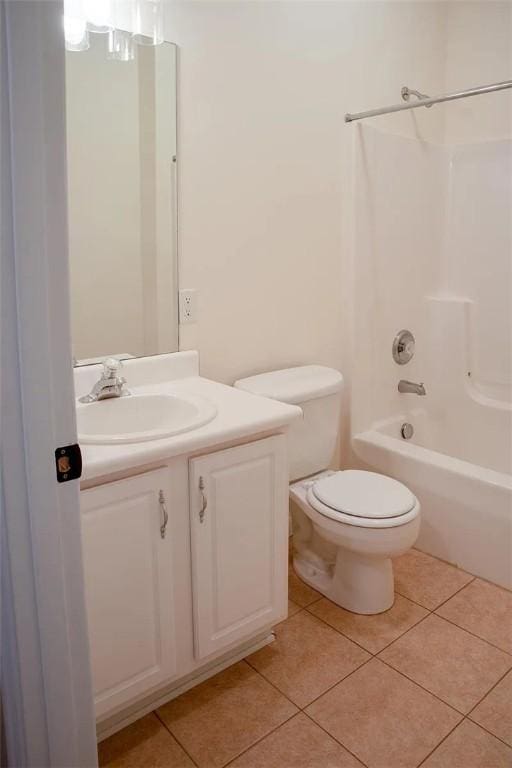 2426 Rochester Rd Unit C, Franklin Park, PA 15143 - full bathroom with tile patterned floors, vanity, and washtub / shower combination