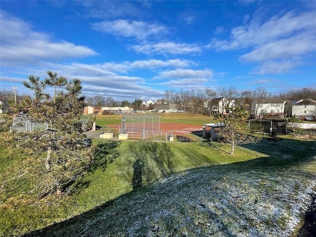 2426 Rochester Rd Unit C, Franklin Park, PA 15143 - view of grassy yard featuring a tennis court