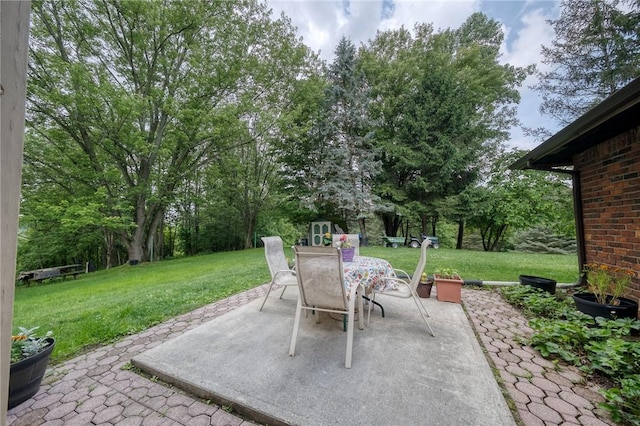 214 Labash Ln, Rostraver, PA 15012 - view of patio featuring outdoor dining space