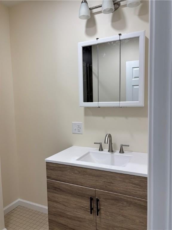 324 Hoover St, Saint Clair Twp, PA 15954 - bathroom featuring vanity and baseboards