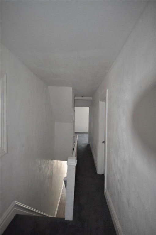 16 4th St, Sharpsburg, PA 15215 - hallway featuring an upstairs landing and carpet flooring
