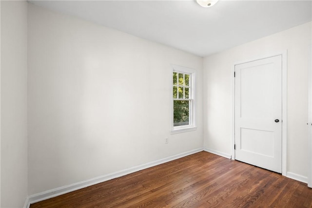125 Carroll St, Aliquippa, PA 15001 - empty room with dark wood-type flooring and baseboards