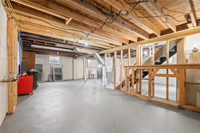 125 Carroll St, Aliquippa, PA 15001 - basement featuring heating unit