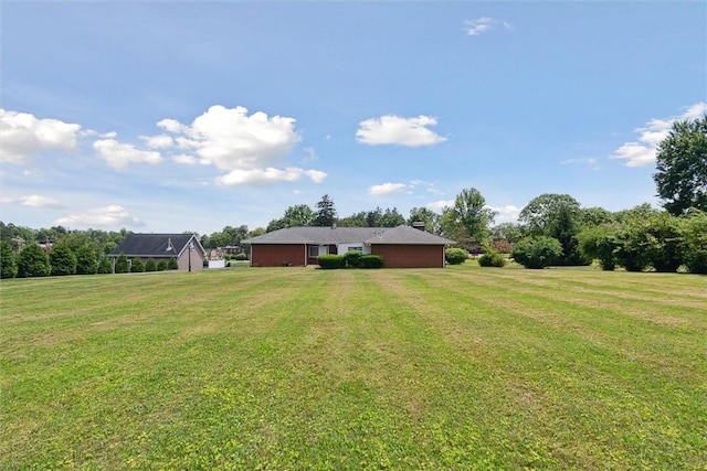 410 Blackhawk Rd, Chippewa Twp, PA 15010 - view of green lawn featuring an attached garage
