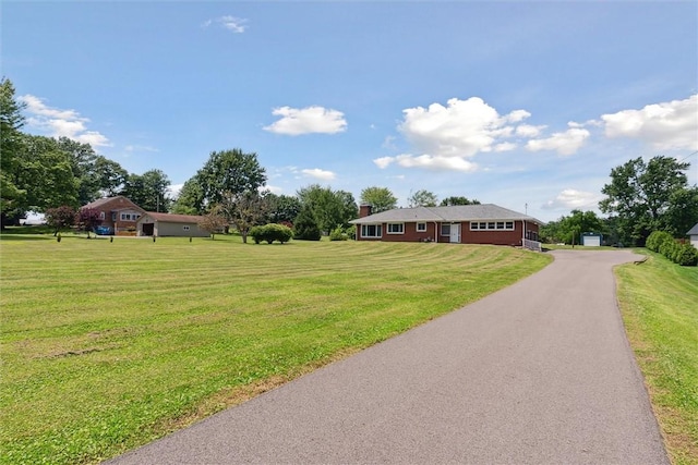 410 Blackhawk Rd, Chippewa Twp, PA 15010 - view of front facade with a front yard and a garage