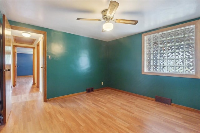 410 Blackhawk Rd, Chippewa Twp, PA 15010 - spare room with wood finished floors and a ceiling fan