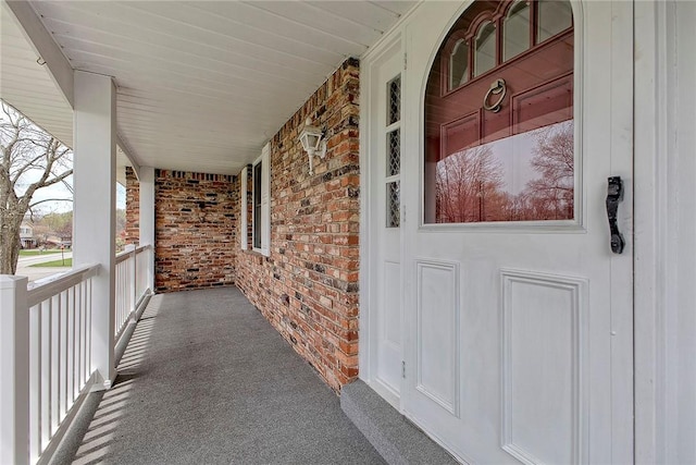 1318 Dellview Dr, Unity Twp, PA 15601 - entrance to property with covered porch and brick siding