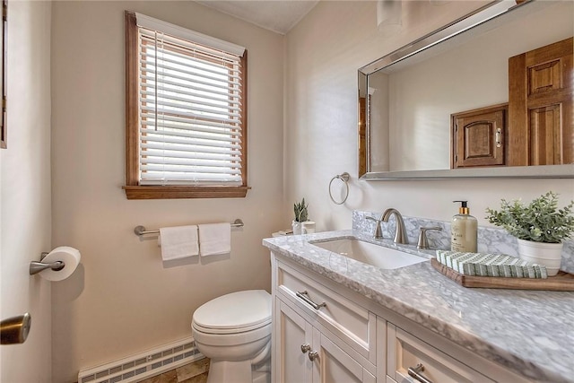 1318 Dellview Dr, Unity Twp, PA 15601 - bathroom with a baseboard heating unit and vanity