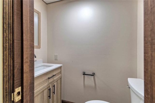 1318 Dellview Dr, Unity Twp, PA 15601 - half bathroom featuring toilet and vanity
